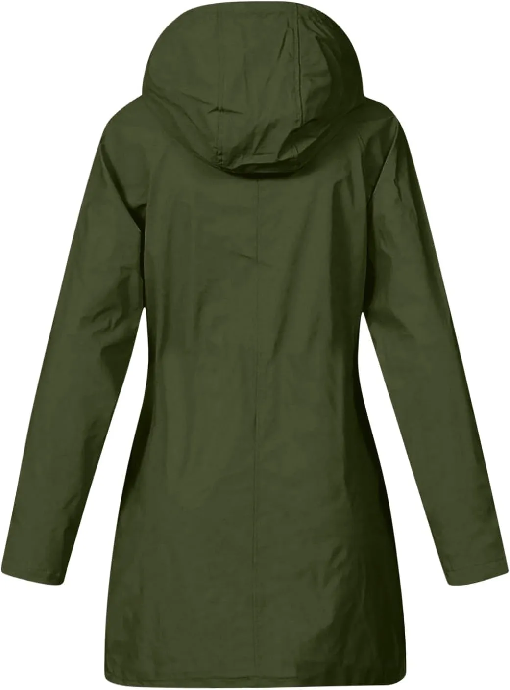 Rain Jacket Women Lightweight Raincoat Waterproof Windbreaker Striped Climbing Outdoor Hooded Trench Coats 2024