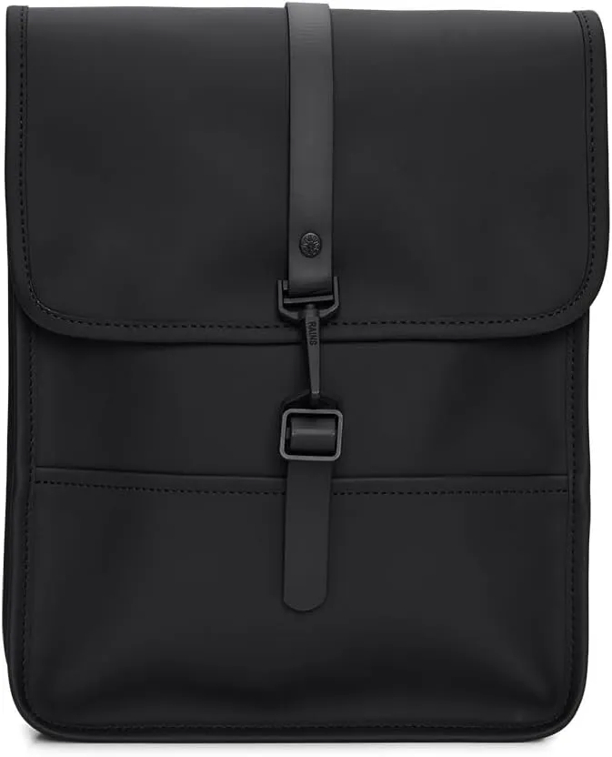 RAINS Backpack Micro - Waterproof Backpack for Men and Women - Laptop Bag for Work or Travel Black