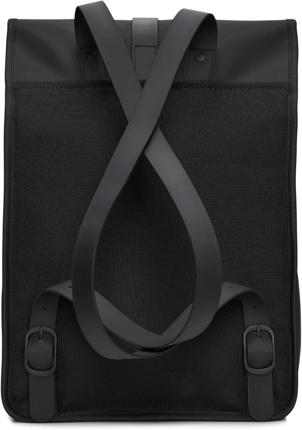 RAINS Rucksack for Men and Women - Waterproof Backpack for Commutes on Bike or Foot (Black)