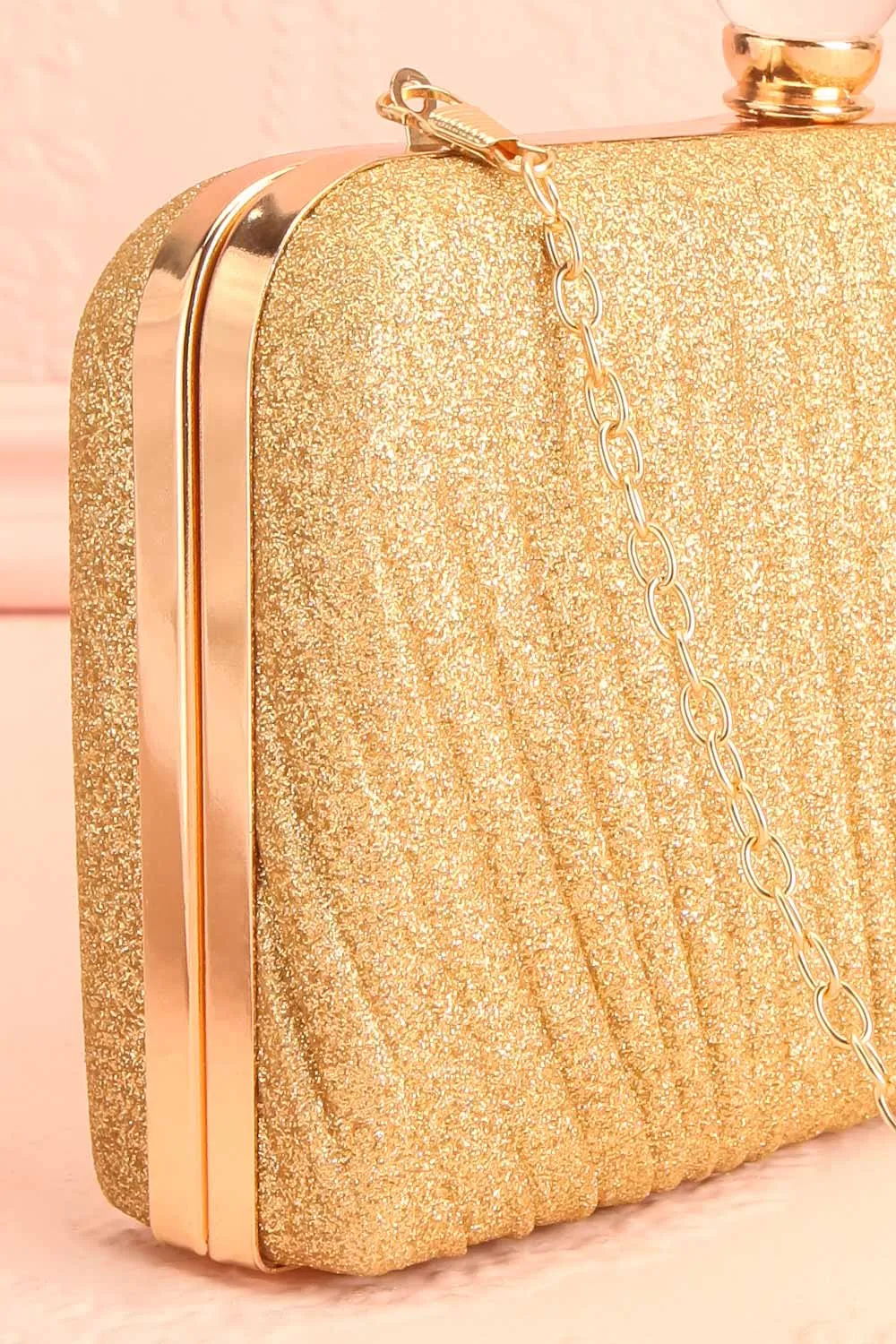 Raje Gold | Sparkly Evening Clutch