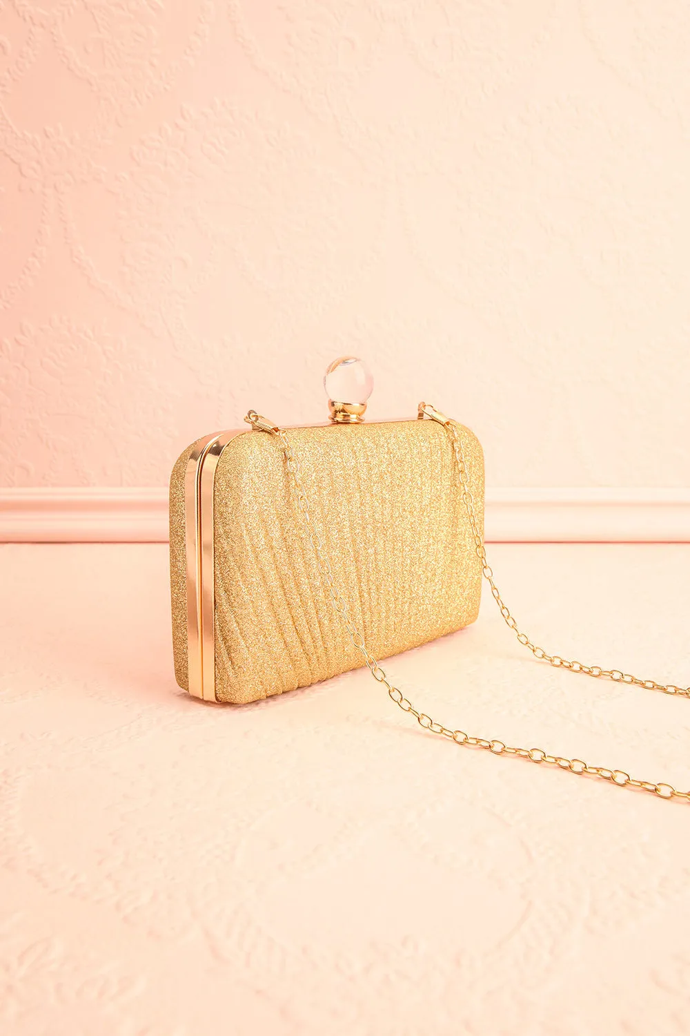 Raje Gold | Sparkly Evening Clutch