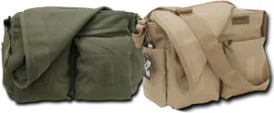 Rapid Dominance Classic Military Messenger Bag (19 inch, 2 Pack - Olive and Khaki)