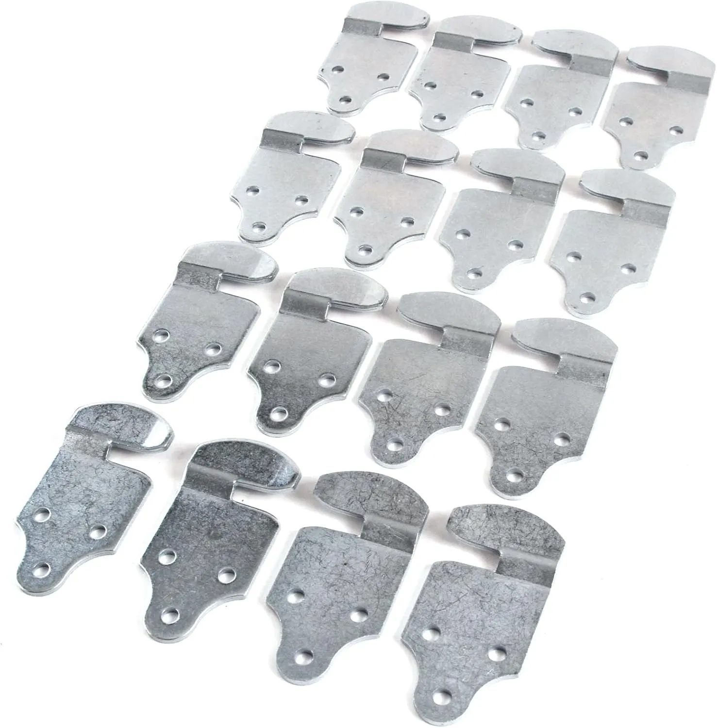 Red Hound Auto Qty 16 Straight Brackets Wood Sides Stake Body Utility Latch Rack Gate Trailer 16pc Panel Connector