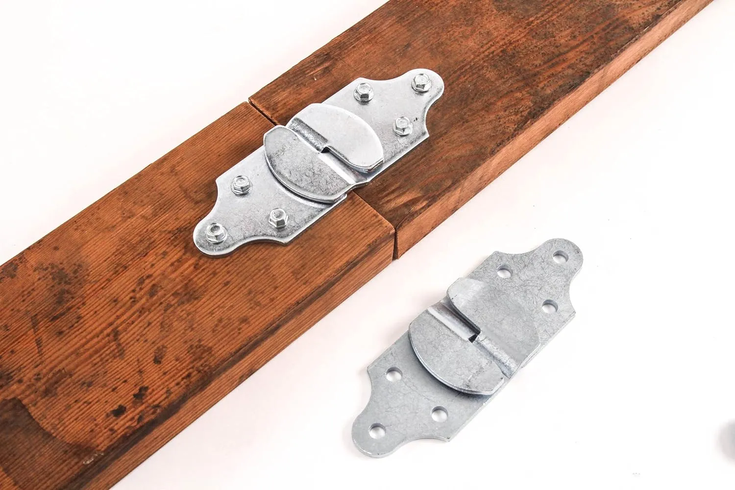 Red Hound Auto Qty 16 Straight Brackets Wood Sides Stake Body Utility Latch Rack Gate Trailer 16pc Panel Connector