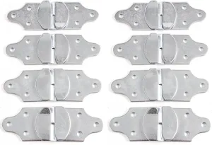 Red Hound Auto Qty 16 Straight Brackets Wood Sides Stake Body Utility Latch Rack Gate Trailer 16pc Panel Connector