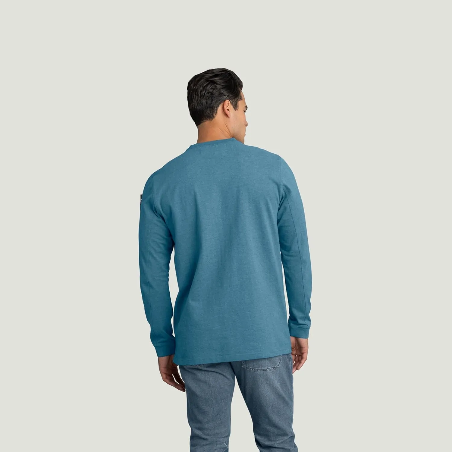 Red Kap Men's Long Sleeve Heavyweight Slim Fit Cotton T-Shirt
