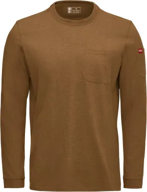 Red Kap Men's Long Sleeve Heavyweight Slim Fit Cotton T-Shirt