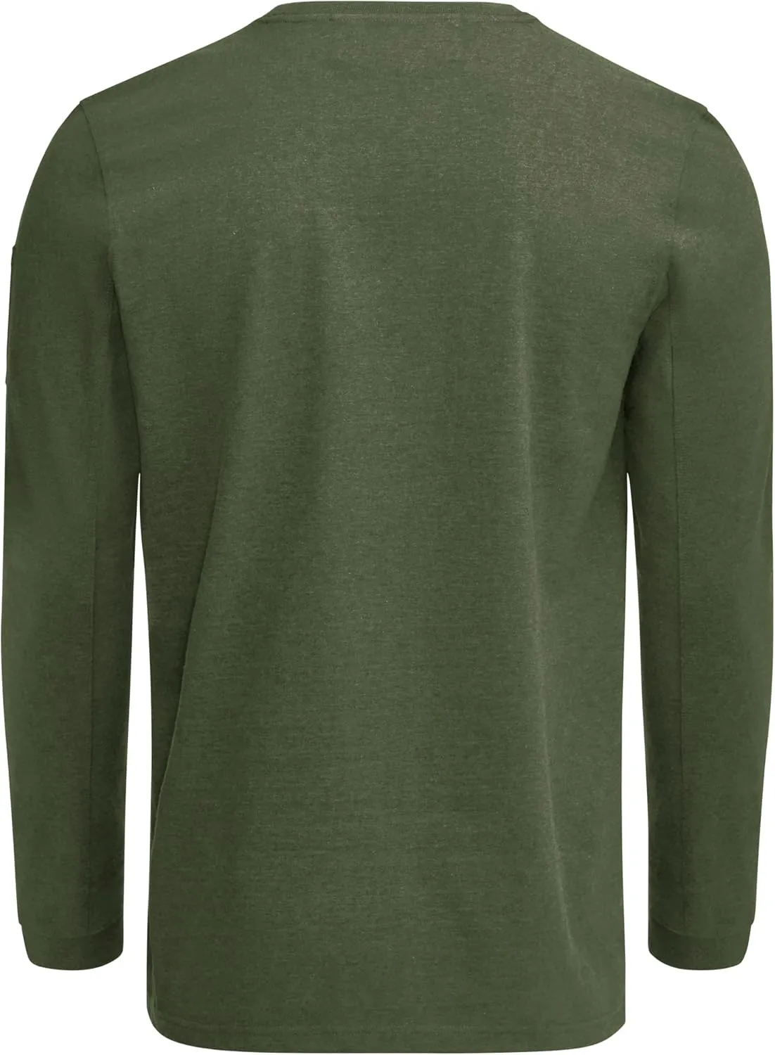 Red Kap Men's Long Sleeve Heavyweight Slim Fit Cotton T-Shirt