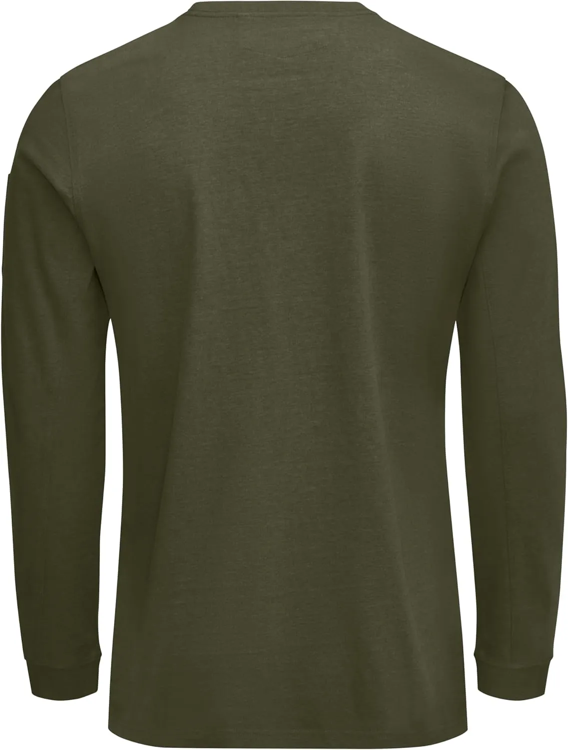 Red Kap Men's Long Sleeve Heavyweight Slim Fit Cotton T-Shirt