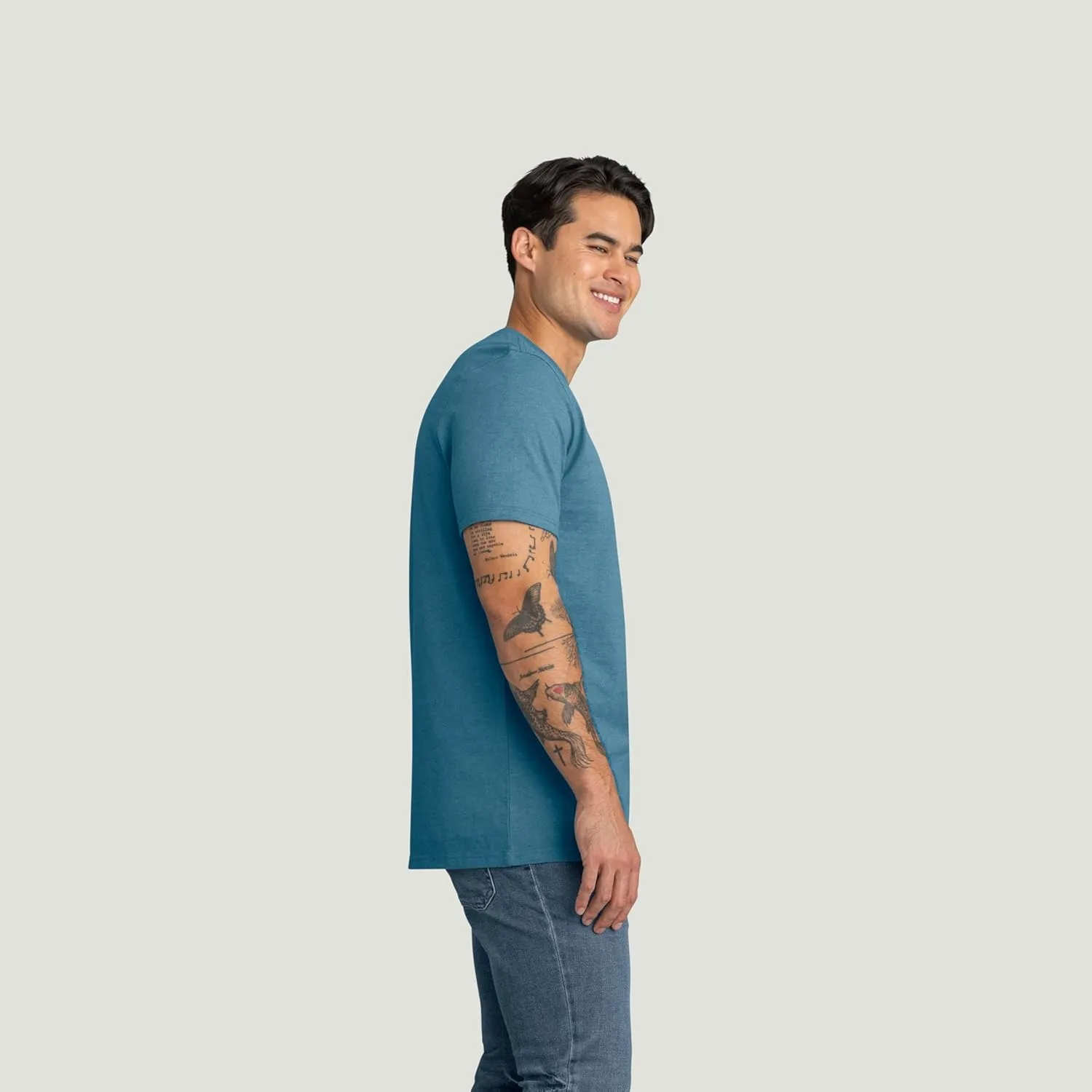 Red Kap Men's Short Sleeve Heavyweight Slim Fit Cotton T-Shirt