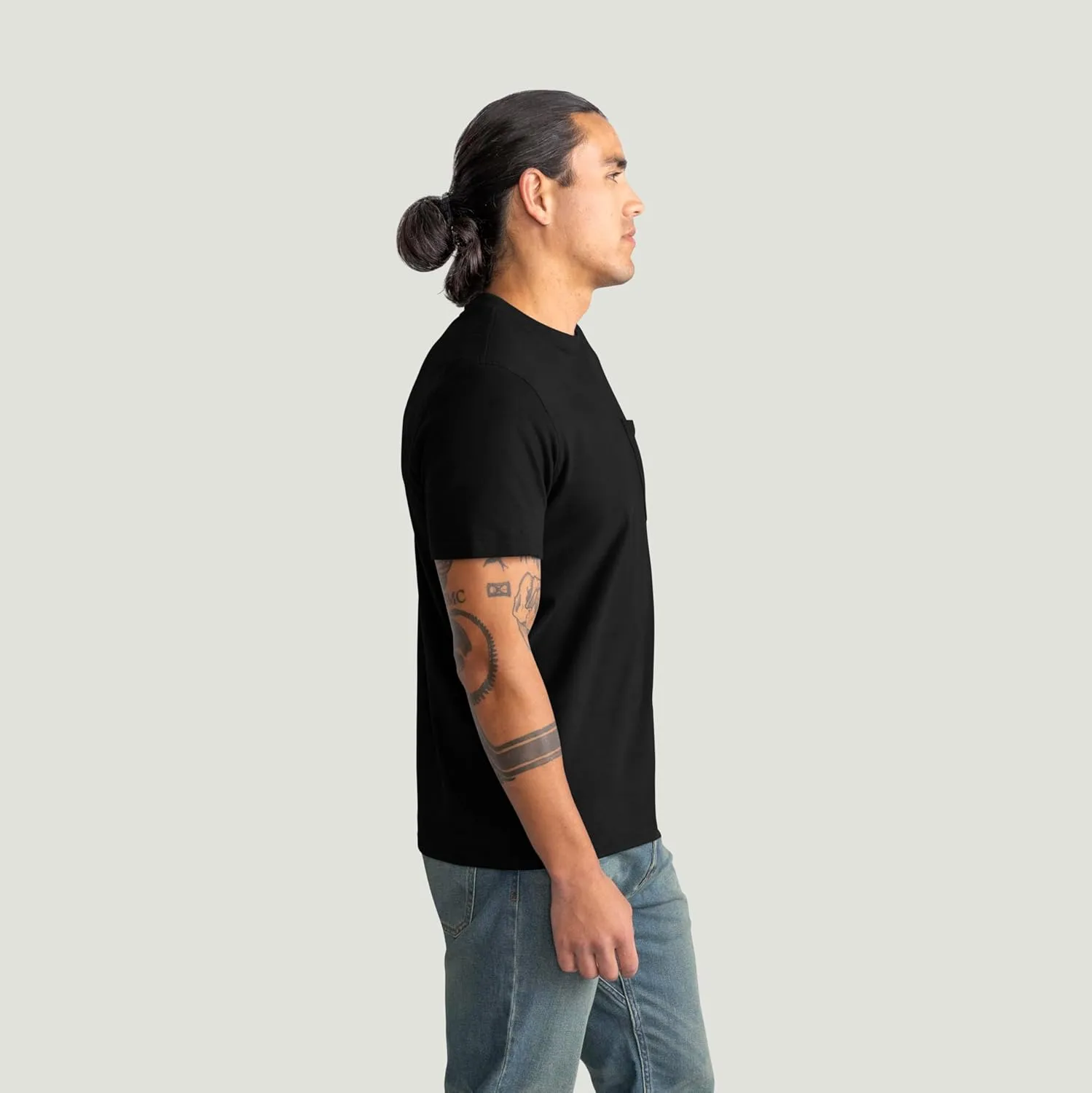 Red Kap Men's Short Sleeve Heavyweight Slim Fit Cotton T-Shirt