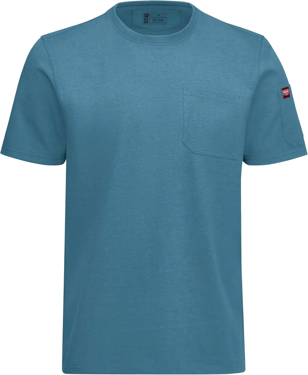 Red Kap Men's Short Sleeve Heavyweight Slim Fit Cotton T-Shirt