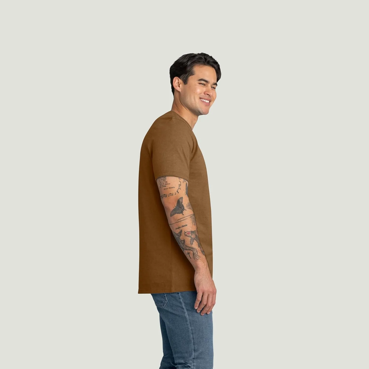 Red Kap Men's Short Sleeve Heavyweight Slim Fit Cotton T-Shirt