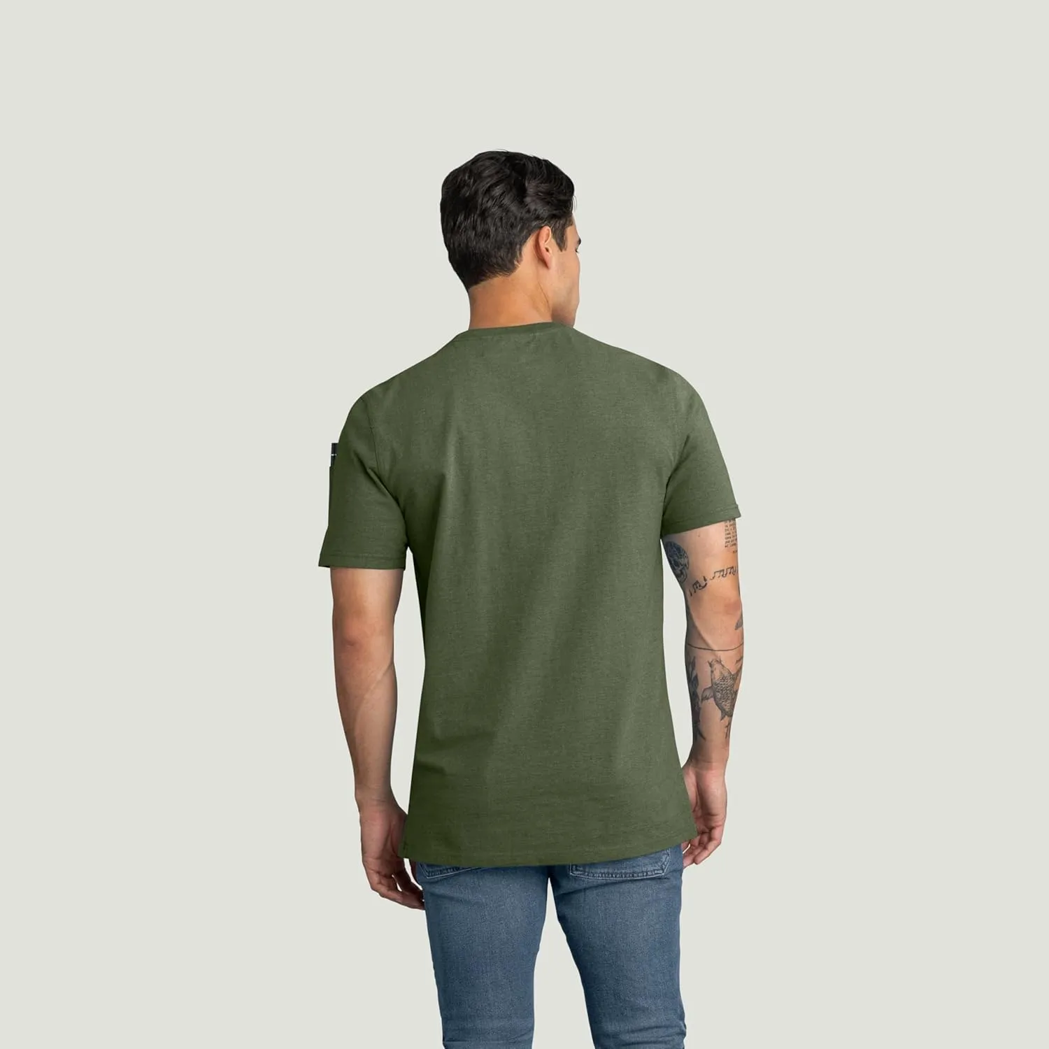 Red Kap Men's Short Sleeve Heavyweight Slim Fit Cotton T-Shirt