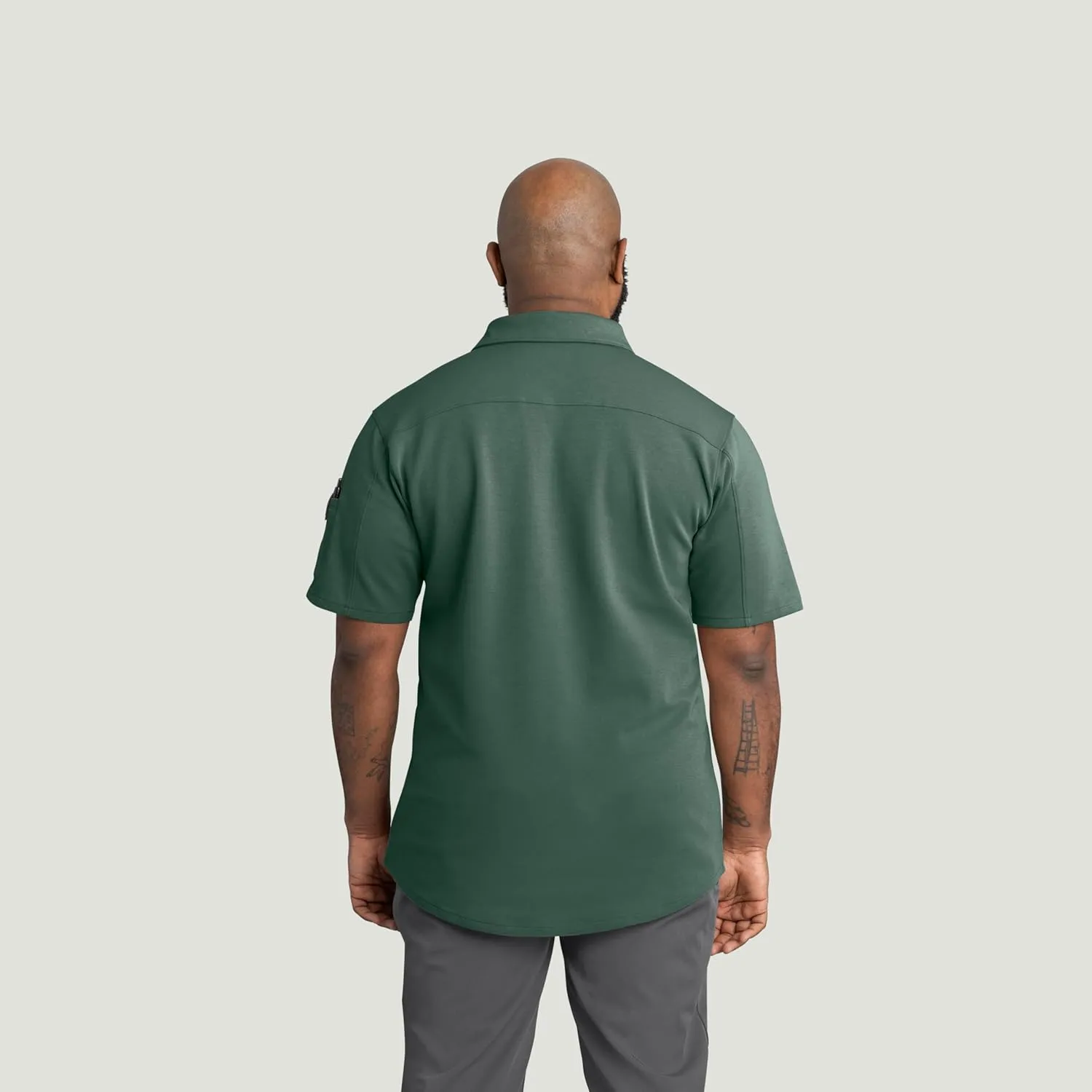 Red Kap Men's Snap Front Jersey Short Sleeve Work Shirt