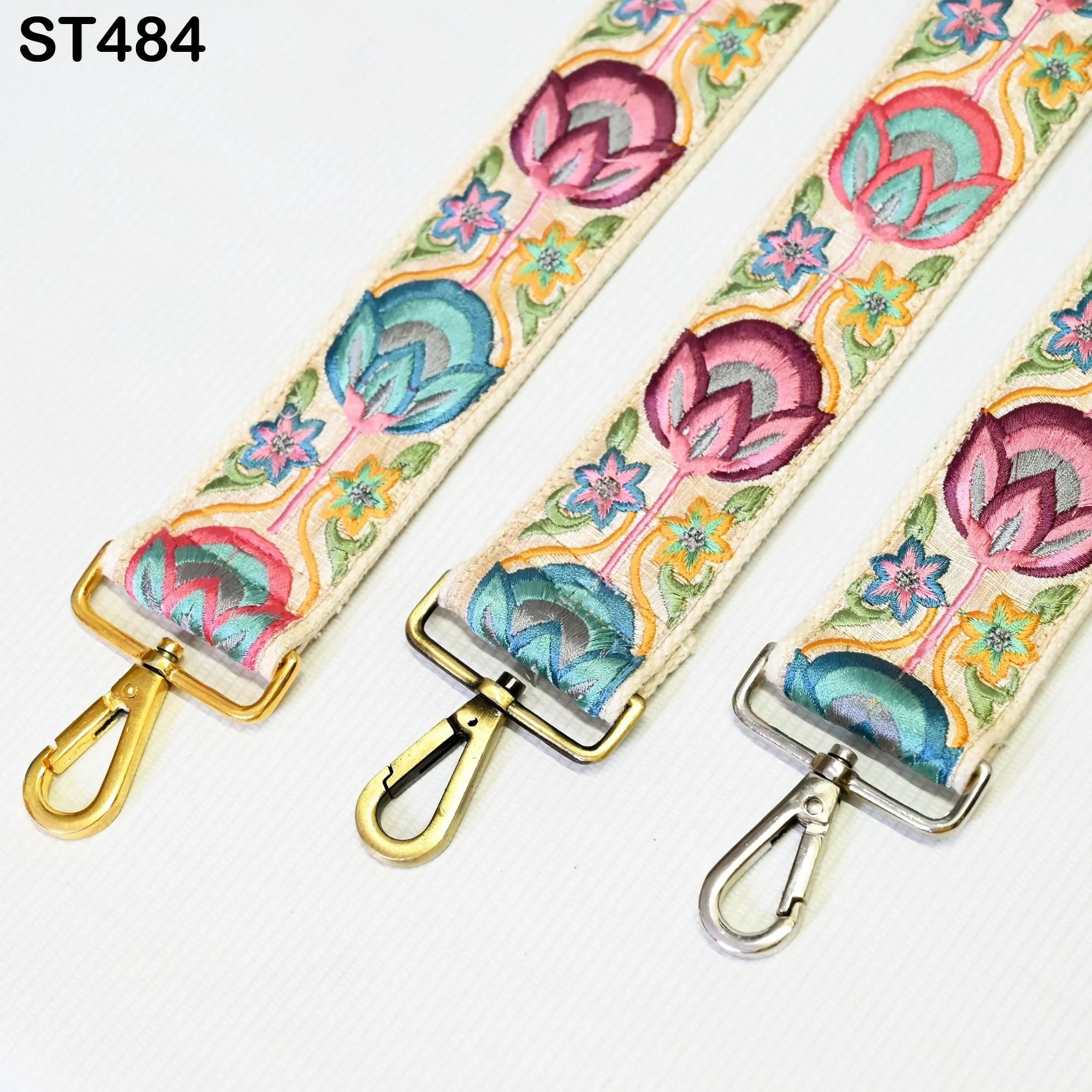 Replacement Handbag Bag Strap Embroidered Camera Strap Crossbody Strap for Purses Embroidery Adjustable Guitar Strap Gift for Holiday Season