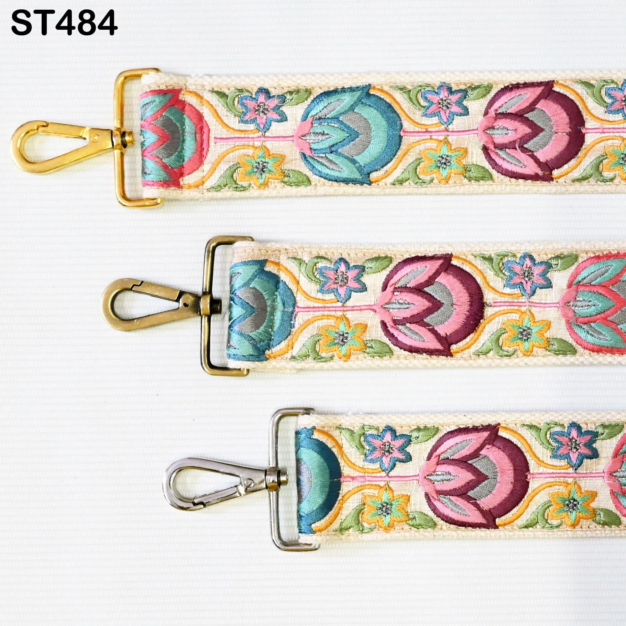 Replacement Handbag Bag Strap Embroidered Camera Strap Crossbody Strap for Purses Embroidery Adjustable Guitar Strap Gift for Holiday Season