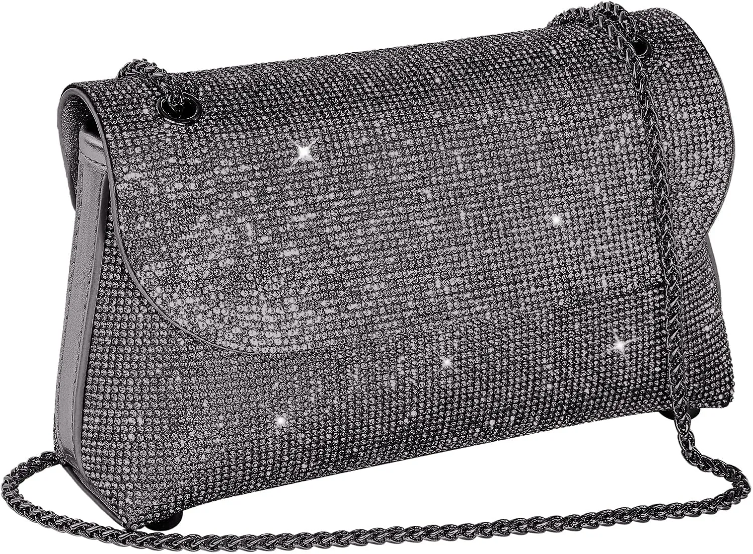 Rhinestone Purse for Women Evening Bag Sparkly Handbags Crossbody Bag Prom Clutch Purse for Wedding