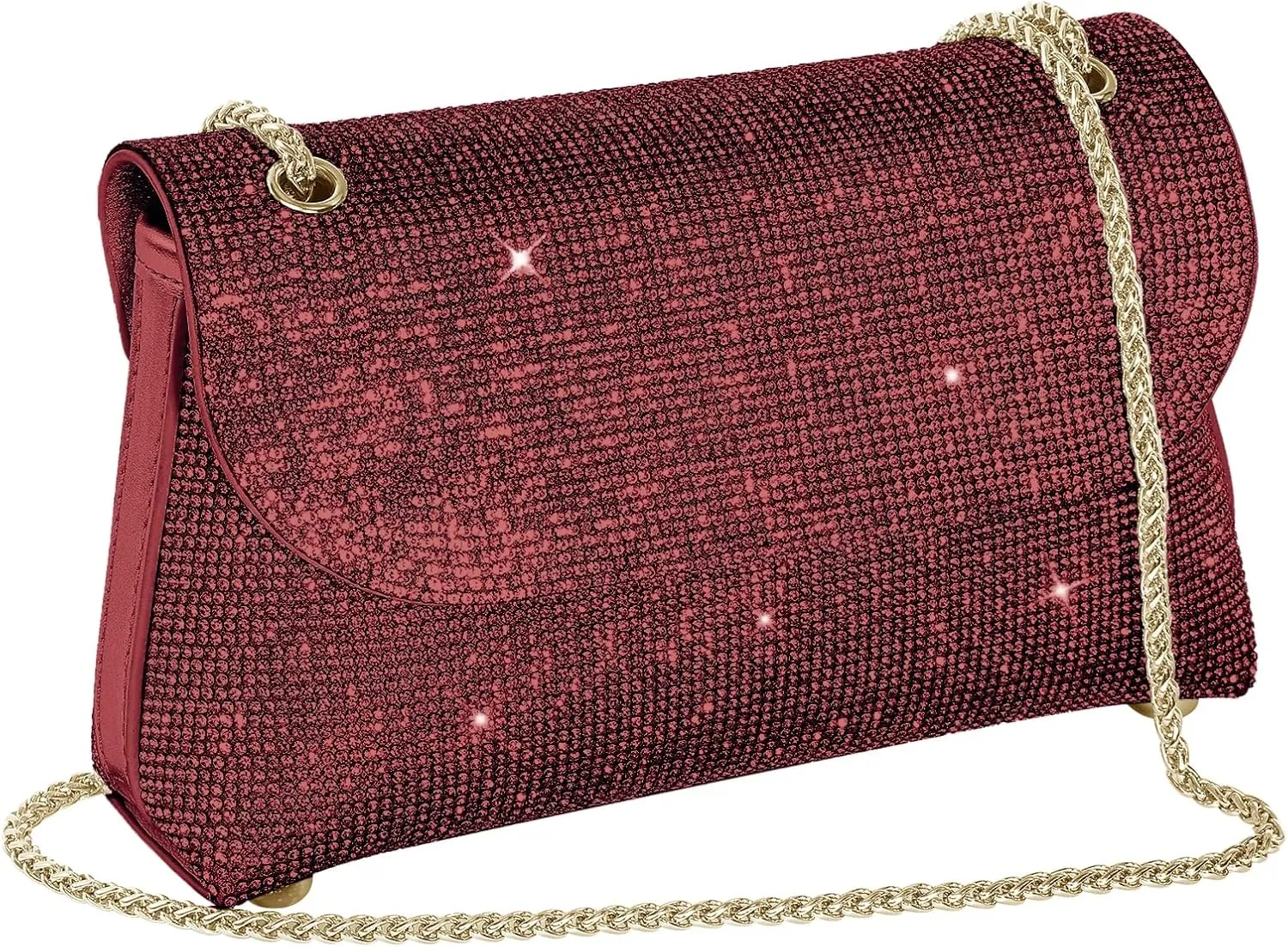 Rhinestone Purse for Women Evening Bag Sparkly Handbags Crossbody Bag Prom Clutch Purse for Wedding