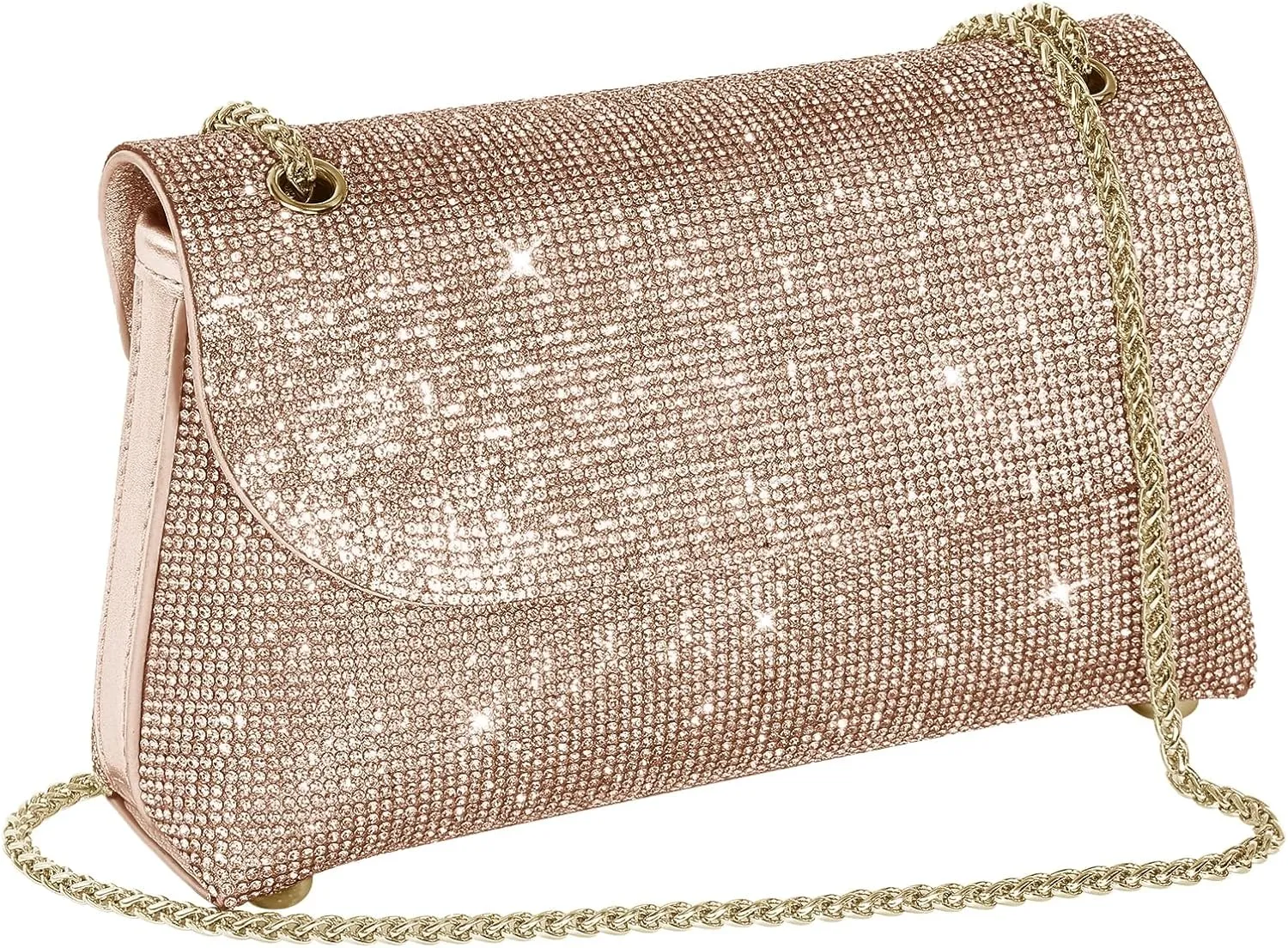 Rhinestone Purse for Women Evening Bag Sparkly Handbags Crossbody Bag Prom Clutch Purse for Wedding