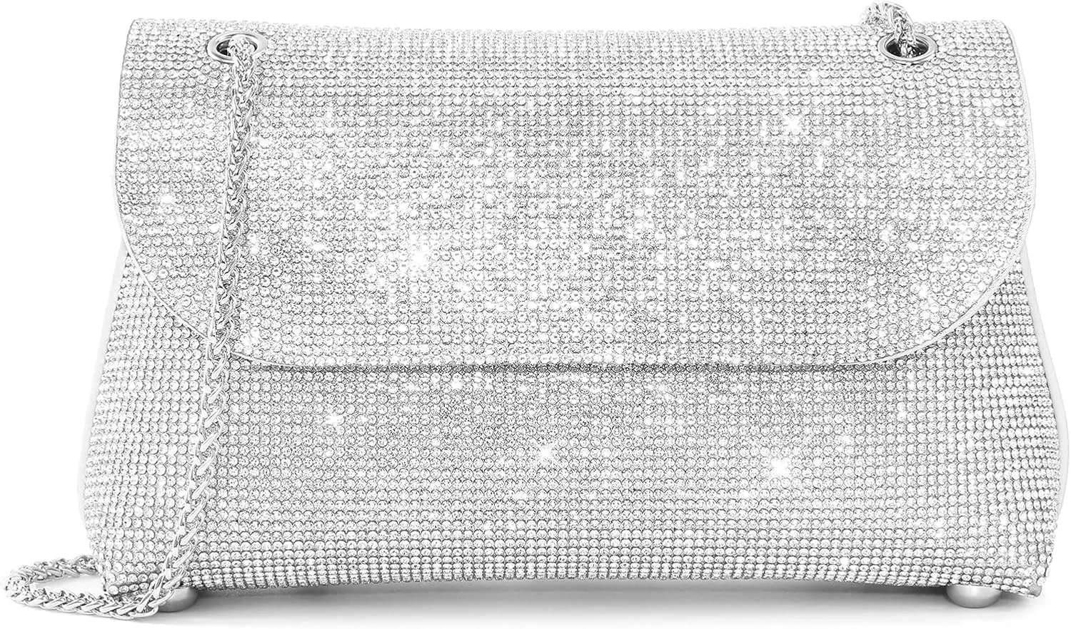 Rhinestone Purse for Women Evening Bag Sparkly Handbags Crossbody Bag Prom Clutch Purse for Wedding