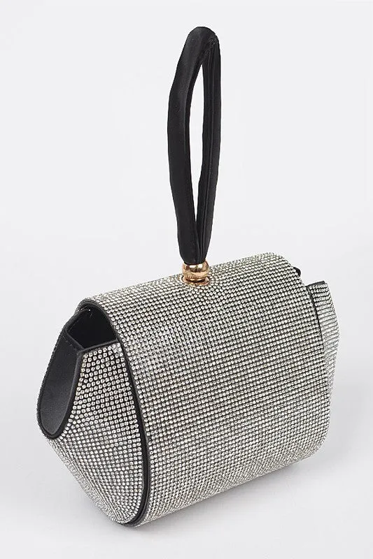 Rhinestone Wrist Band Clutch
