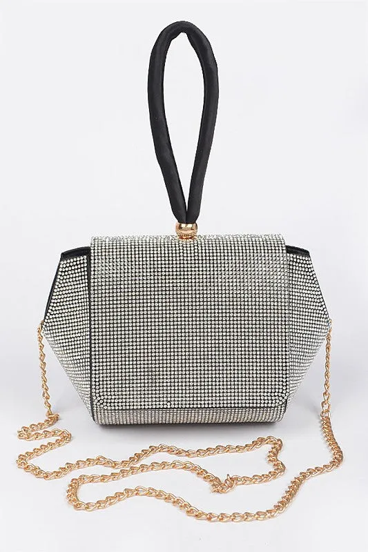 Rhinestone Wrist Band Clutch