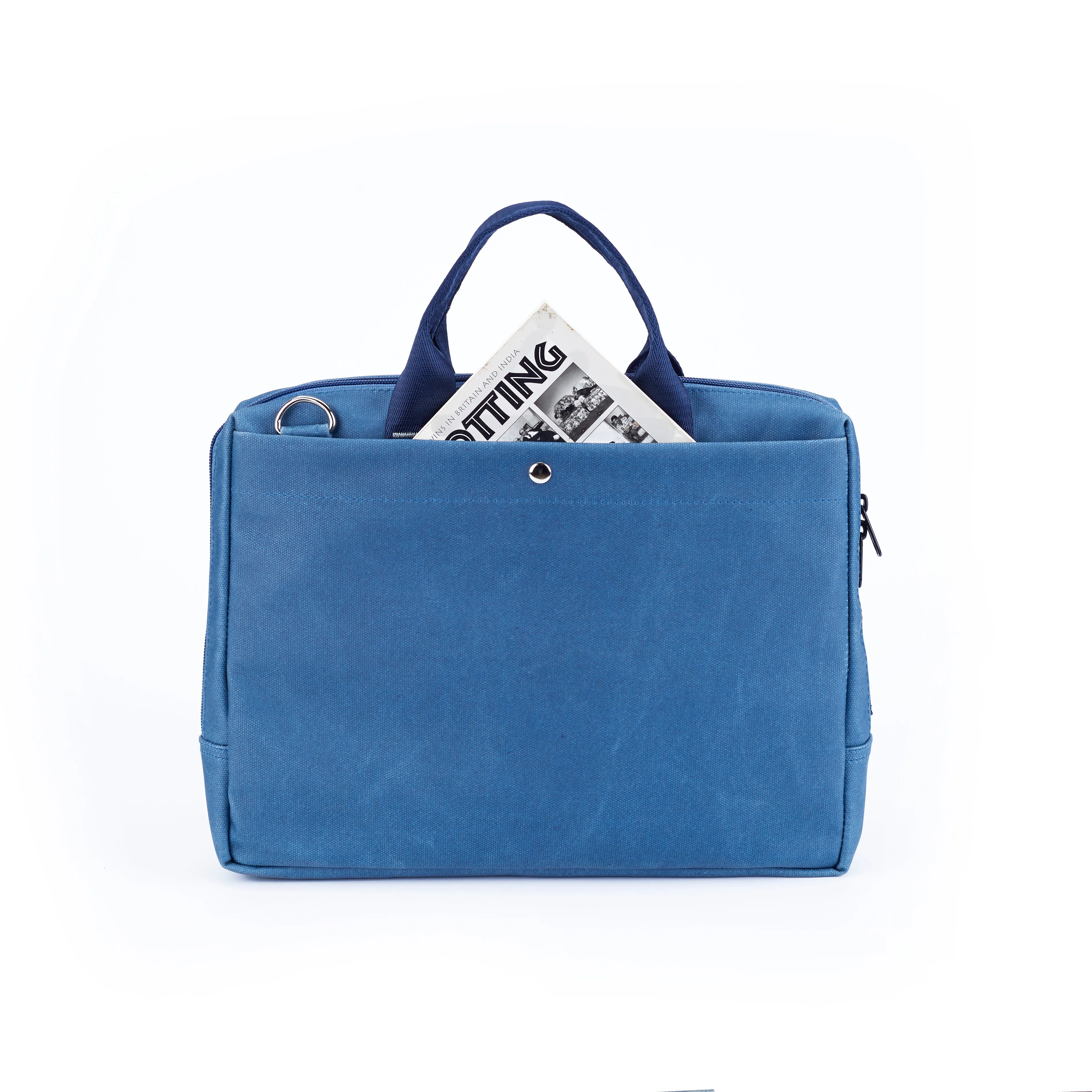 RL compact waterproof coated canvas 13inch Laptop messenger bag