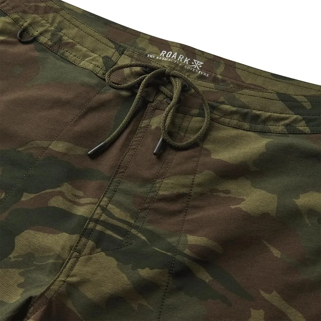 Roark Mens Layover Trail Short 3.0, Durable 4-Way Stretch Adventure Shorts