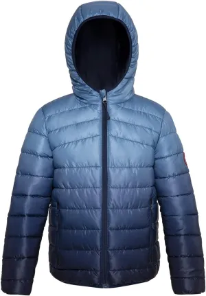 Rokka&Rolla Boys' Reversible Lightweight Puffer Jacket Hooded Water-Resistant Winter Coat