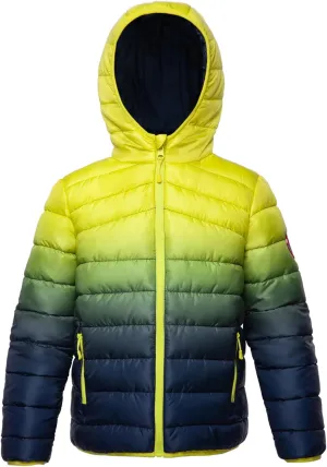 Rokka&Rolla Boys' Reversible Lightweight Puffer Jacket Hooded Water-Resistant Winter Coat