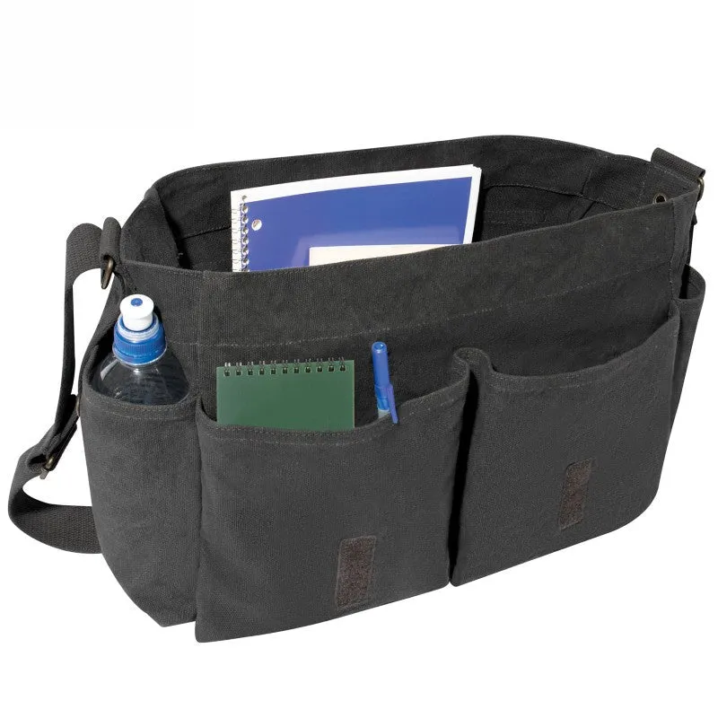 Rothco HW Canvas Vintage Messenger Bag - Olive