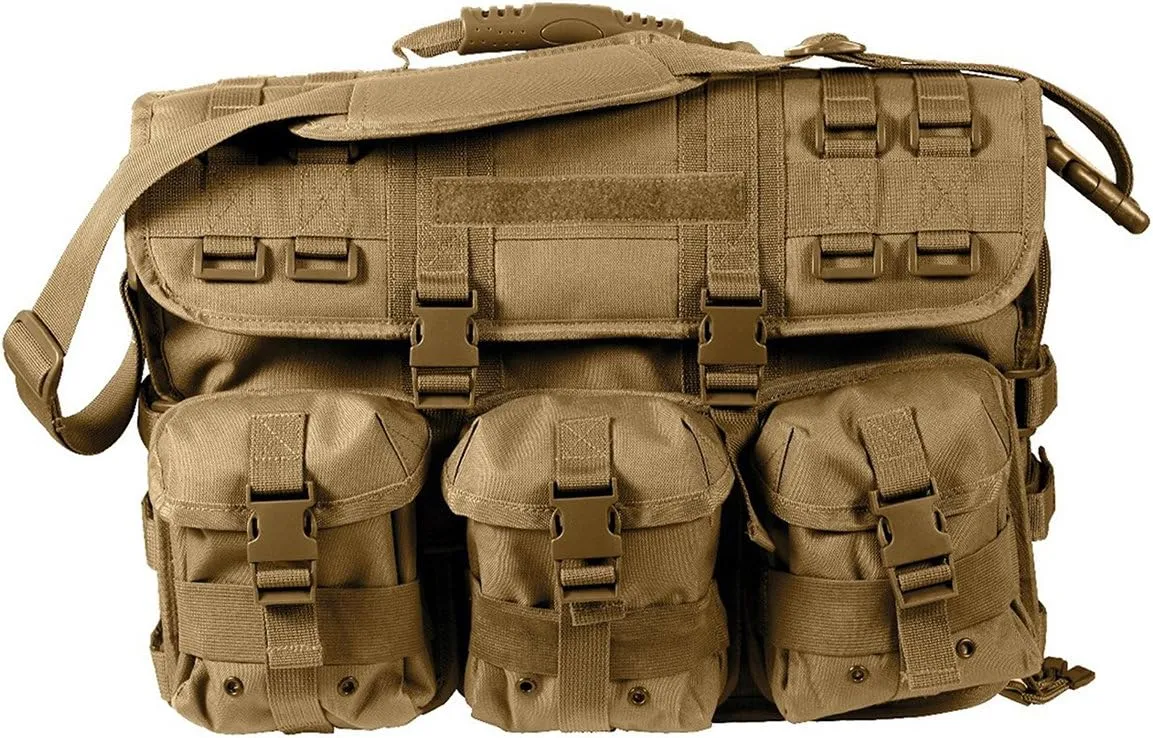 Rothco MOLLE Tactical Laptop Briefcase Crossbody Messenger Shoulder Bag