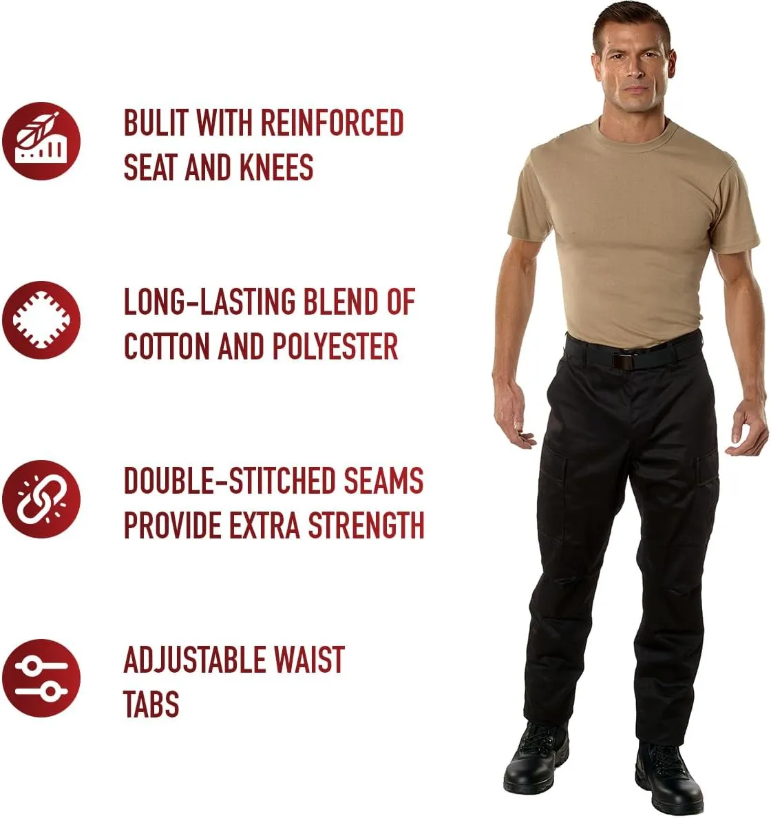 Rothco Relaxed Fit Zipper Fly BDU Pants