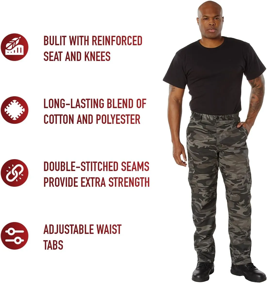Rothco Relaxed Fit Zipper Fly BDU Pants