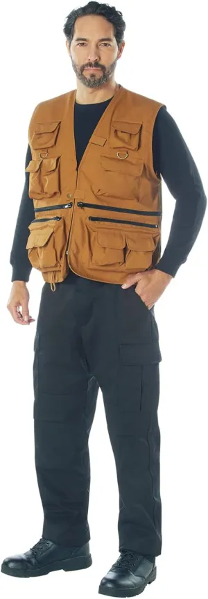 Rothco Uncle Milty Travel Vest - Outdoor Fishing Camping 17 Cargo Pocket Jacket