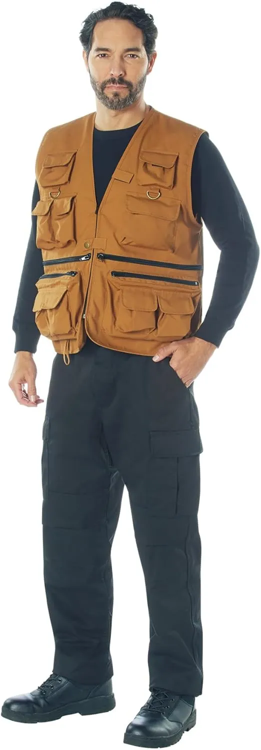 Rothco Uncle Milty Travel Vest - Outdoor Fishing Camping 17 Cargo Pocket Jacket