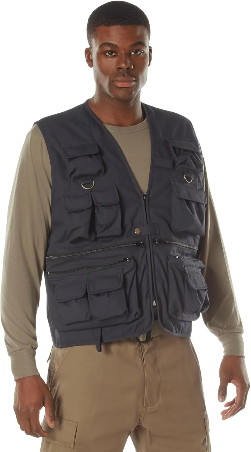 Rothco Uncle Milty Travel Vest - Outdoor Fishing Camping 17 Cargo Pocket Jacket