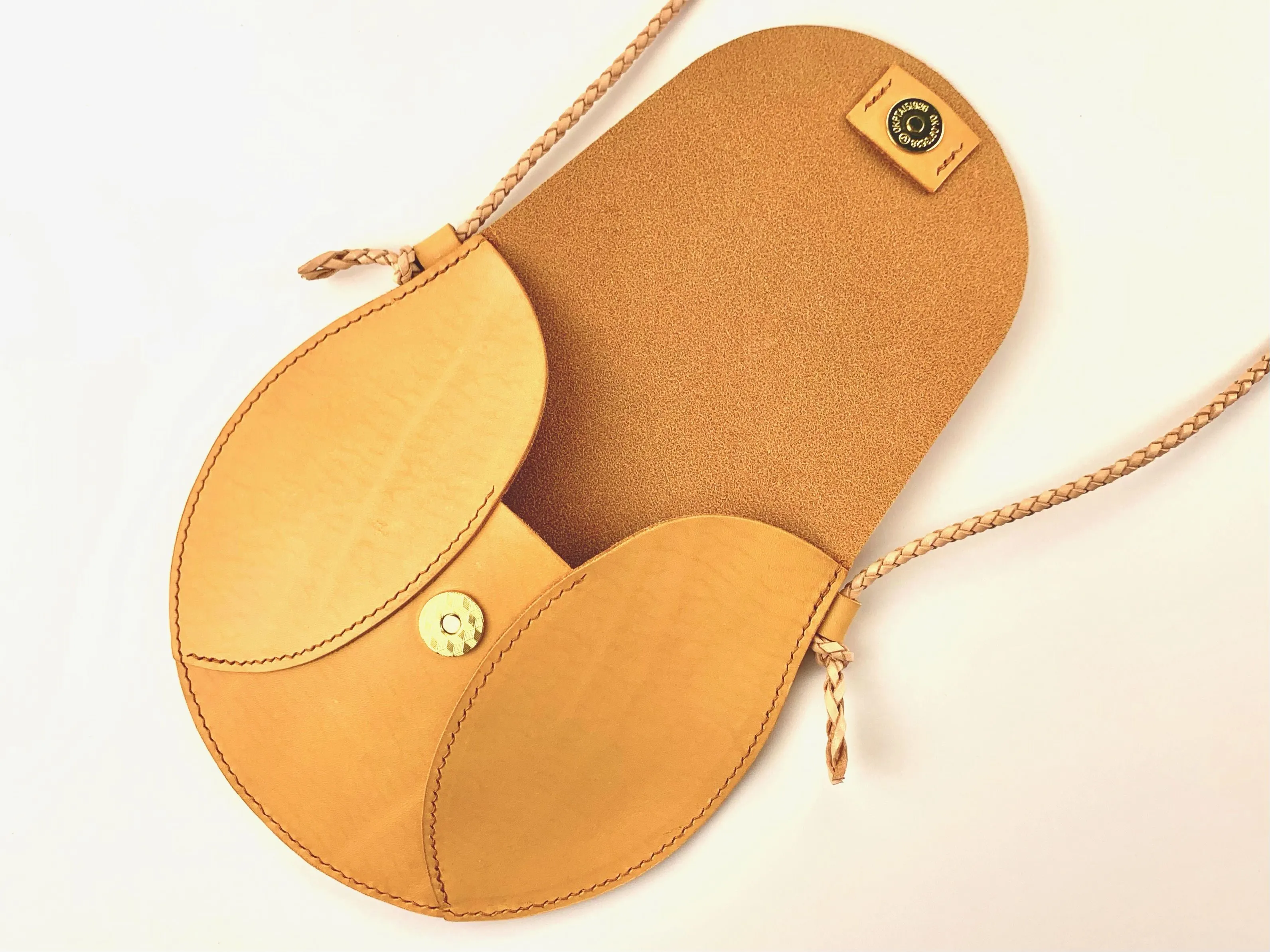 Round Shoulder Bag - Handcrafted by J Tanner