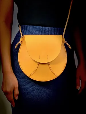 Round Shoulder Bag - Handcrafted by J Tanner
