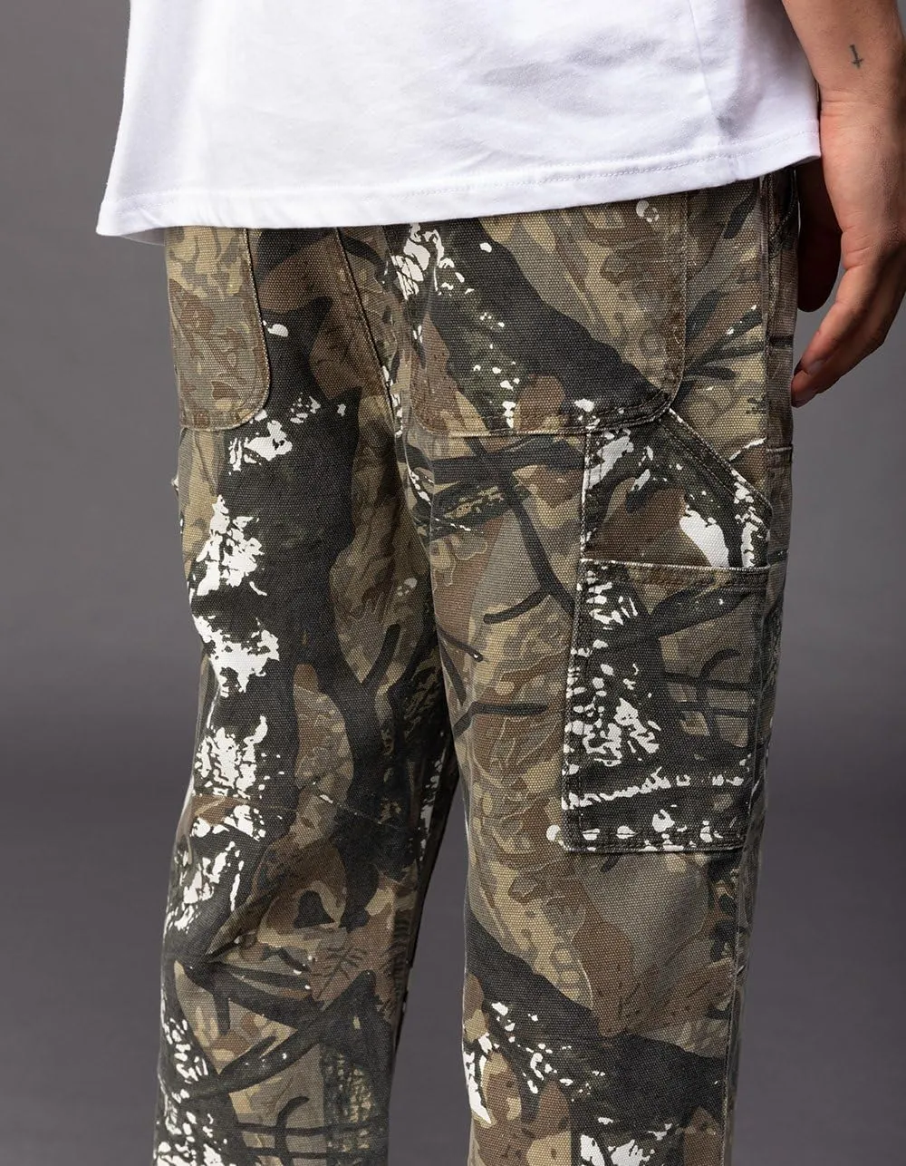 Rsq Mens Straight Camo Utility Pants
