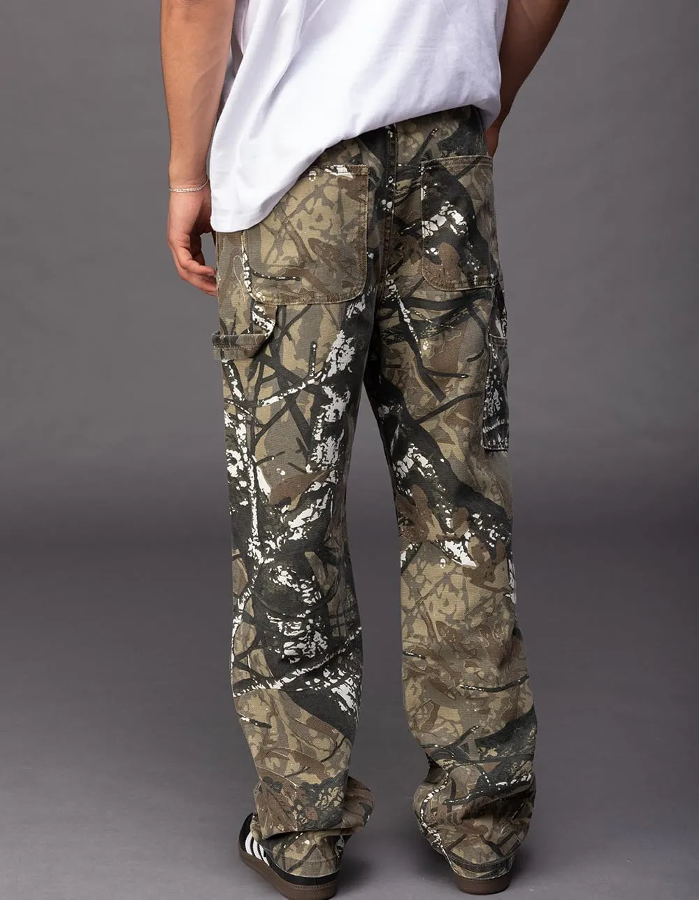 Rsq Mens Straight Camo Utility Pants