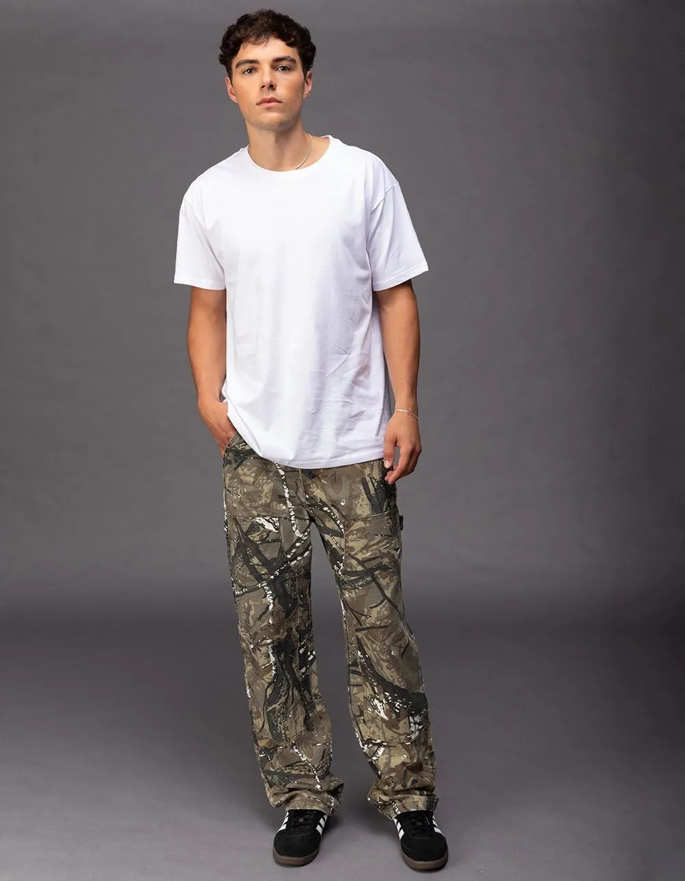 Rsq Mens Straight Camo Utility Pants