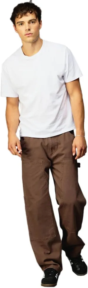 Rsq Mens Straight Twill Utility Pants