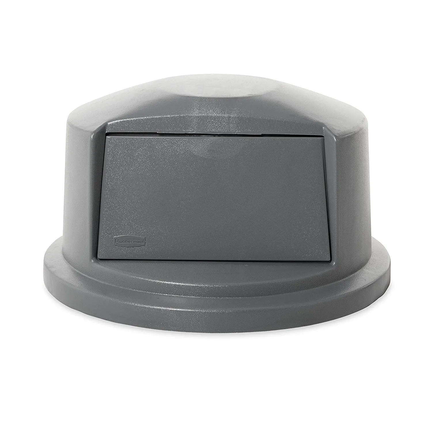 Rubbermaid Commercial Products Heavy-Duty BRUTE Dome Swing Top Door Lid, Plastic, Gray, Compatible with the 44-Gallon Waste/Utility Containers