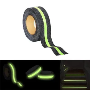 Rynx | Glowing Tape Anti-Slip Adhesive Tape Glow Strips Stair Tread Floor Tape Suitable for Indoor and Outdoor Size 5*500 CM #253195