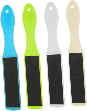SAFIGLE 4pcs Foot Care File Assorted Color Foot Sole Exfoliating Trimmers for Removal of Calluses and Dead Skin Lightweight and Portable for Men Women and Seniors