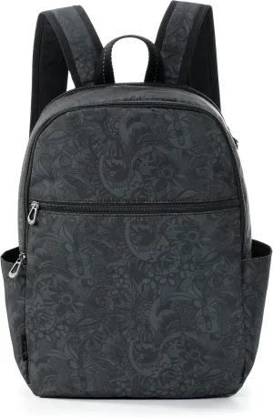 Sakroots womens Eco-twill Sakroots Larchmont Backpack in Eco Twill, Black Spirit Desert, One Size US