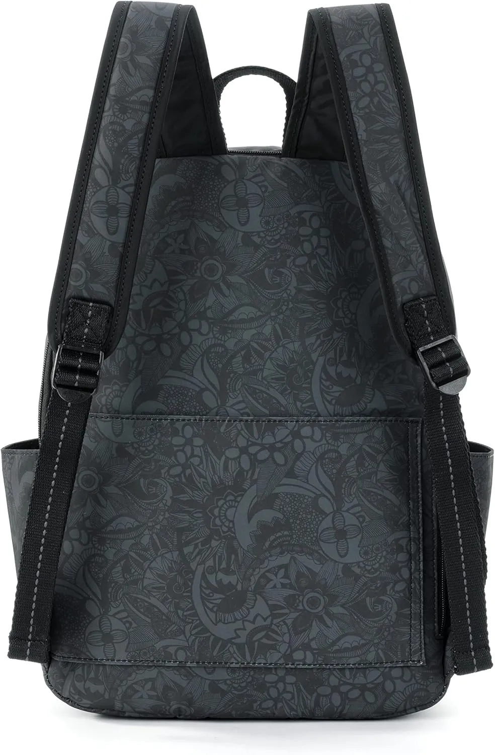 Sakroots womens Eco-twill Sakroots Larchmont Backpack in Eco Twill, Black Spirit Desert, One Size US