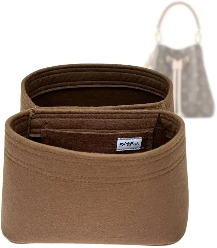 SAMORGA (1-142/ LV-NEONOE-BB) Bag Organizer for LV NÉONOÉ BB – A Set of 2 <2mm Brown>